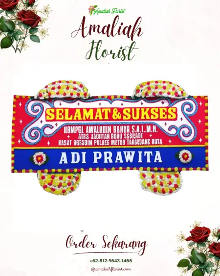 Papan Bunga Ucapan Selamat Semidang Gumay